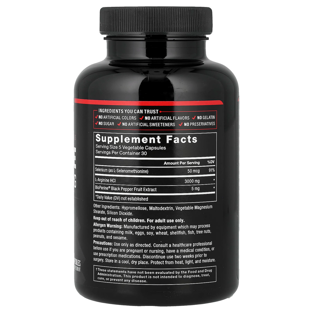 Force Factor L-Arginine 3000mg 150 Capsules