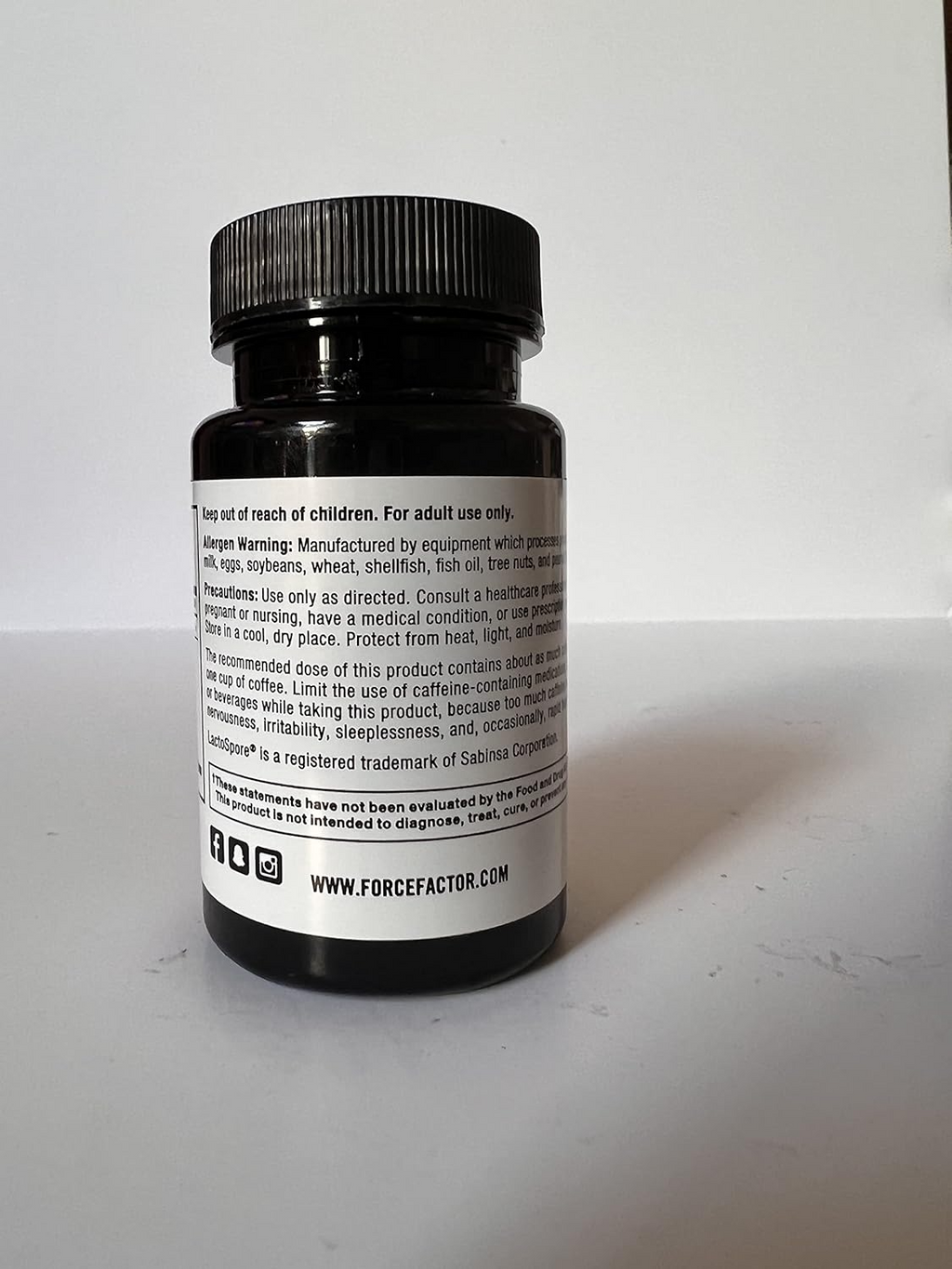 Force Factor ProbioSlim Probiotics for Women and Men - 30 Capsules