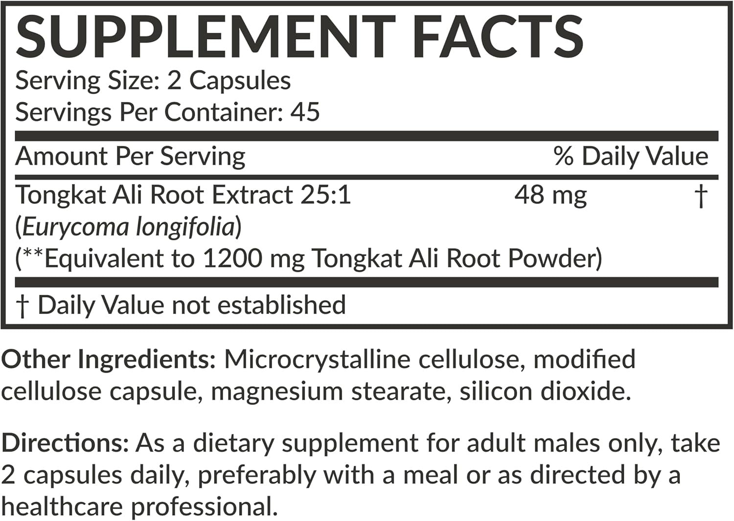 Futurebiotics Longjack Tongkat Ali 1200 MG _ 300 Count