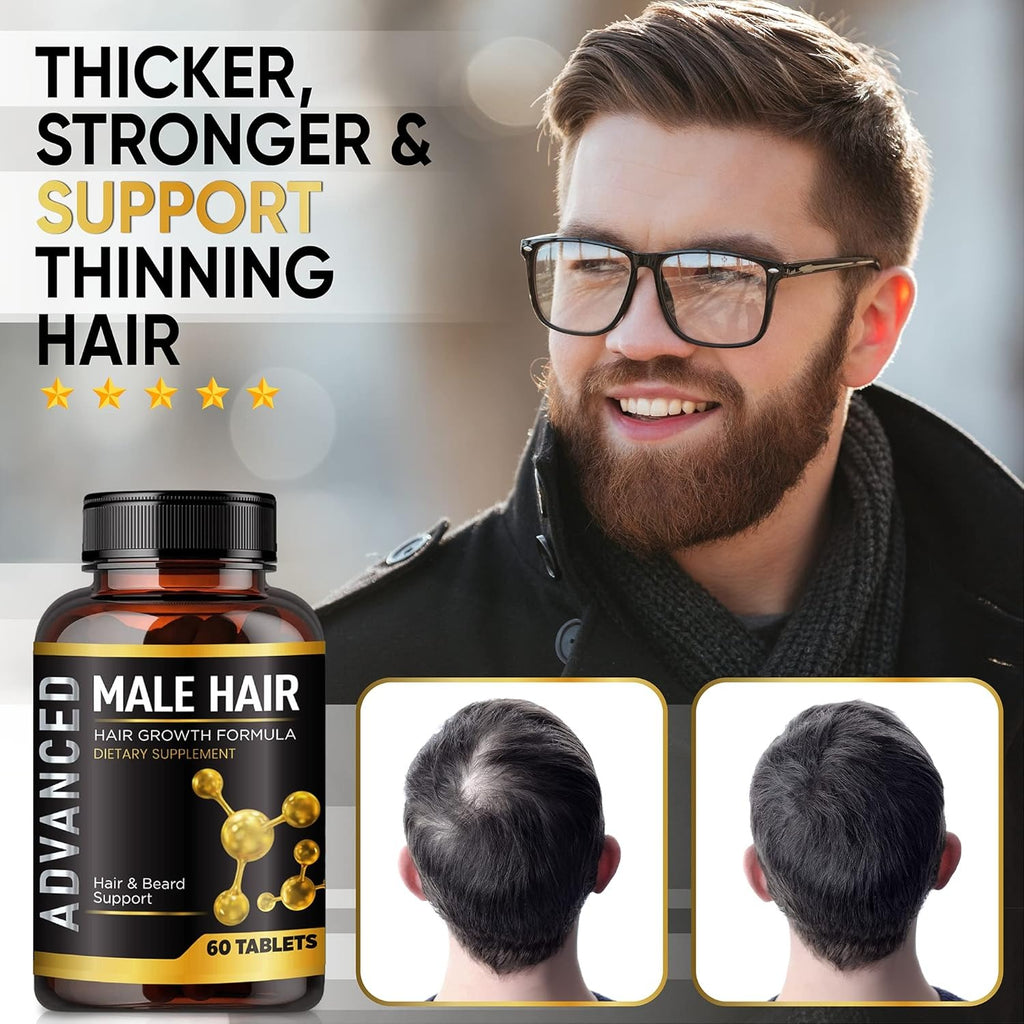 NutraPro Male Hair Growth Formula with Biotin 5000mcg