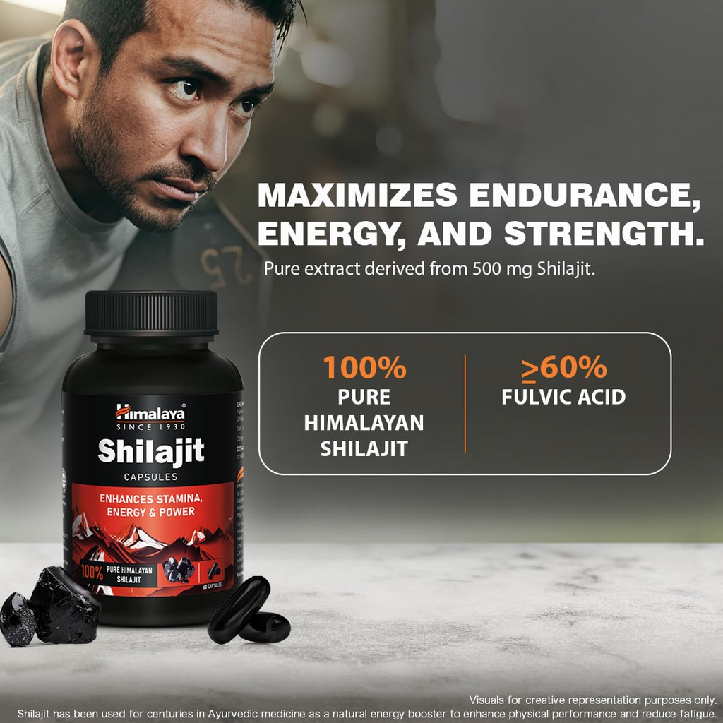 Himalaya Shilajit Capsules - 60 Count