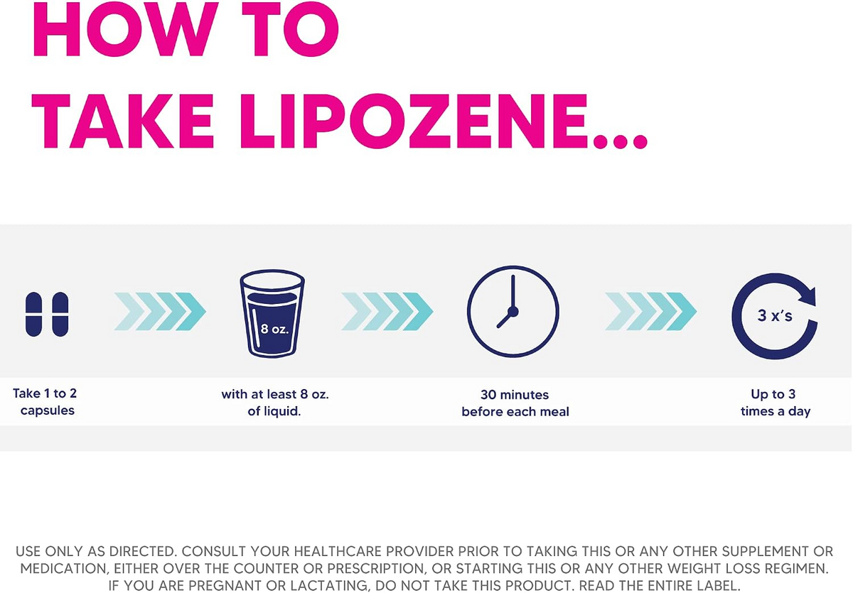 Lipozene Amorphophallus Konjac Maximum Strength 1500mg Per Serving 120 Capsule