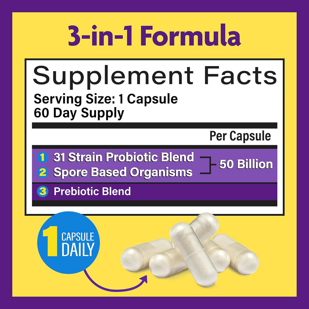 InnovixLabs Multi-Strain Probiotic 60 Capsules