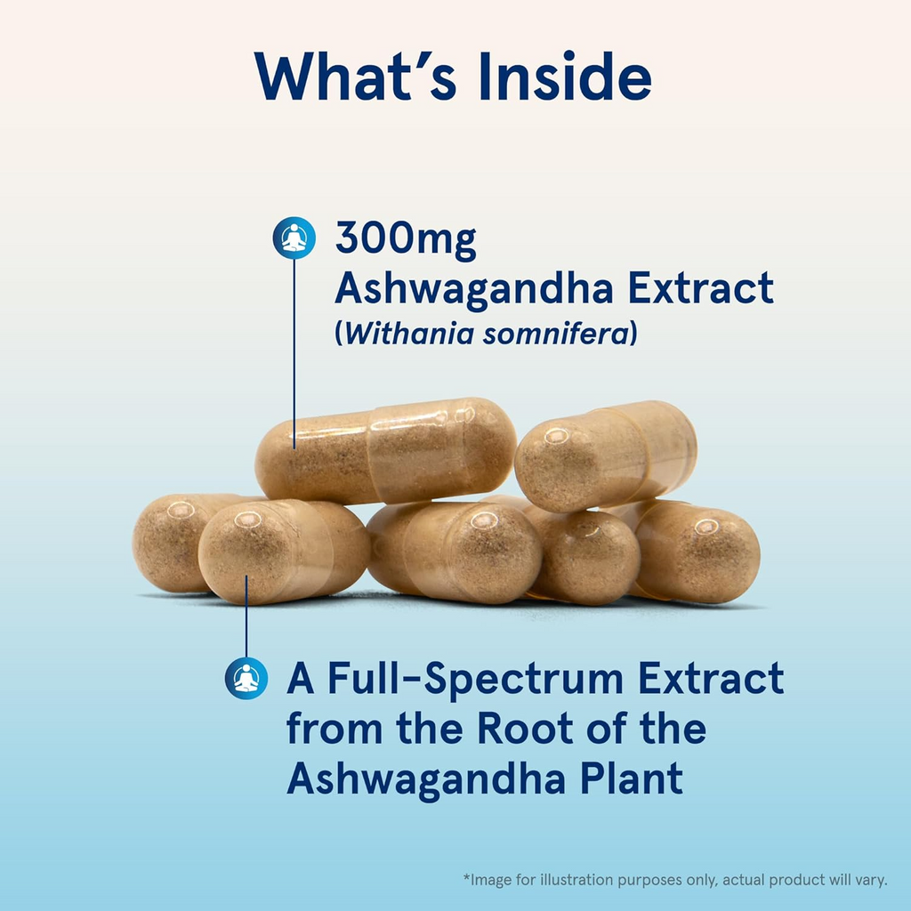 Jarrow Formulas Ashwagandha 300 mg, 120 Veg Capsules