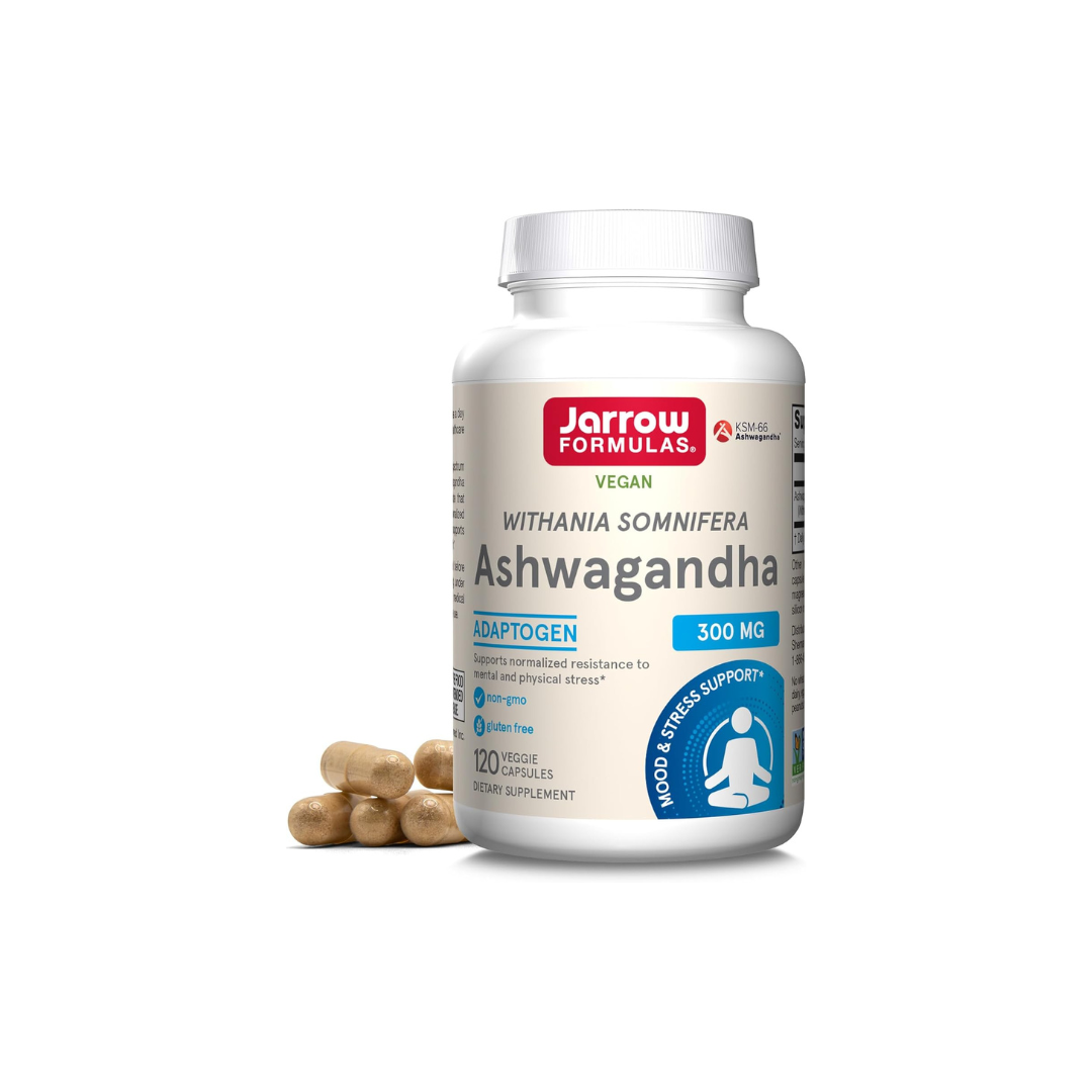 Jarrow Formulas Ashwagandha 300 mg, 120 Veg Capsules