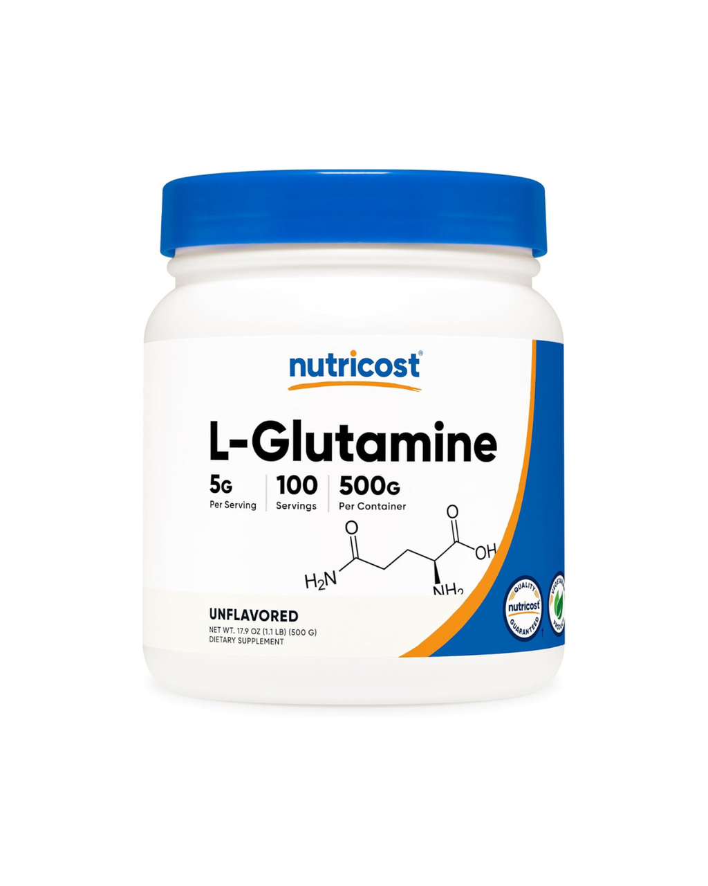Nutricost L-Glutamine Powder 500 Grams