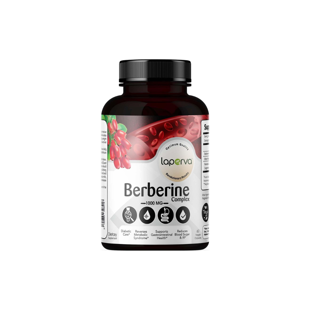 Laperva Berberine Complex 1200 mg, 60 Veggie Capsules