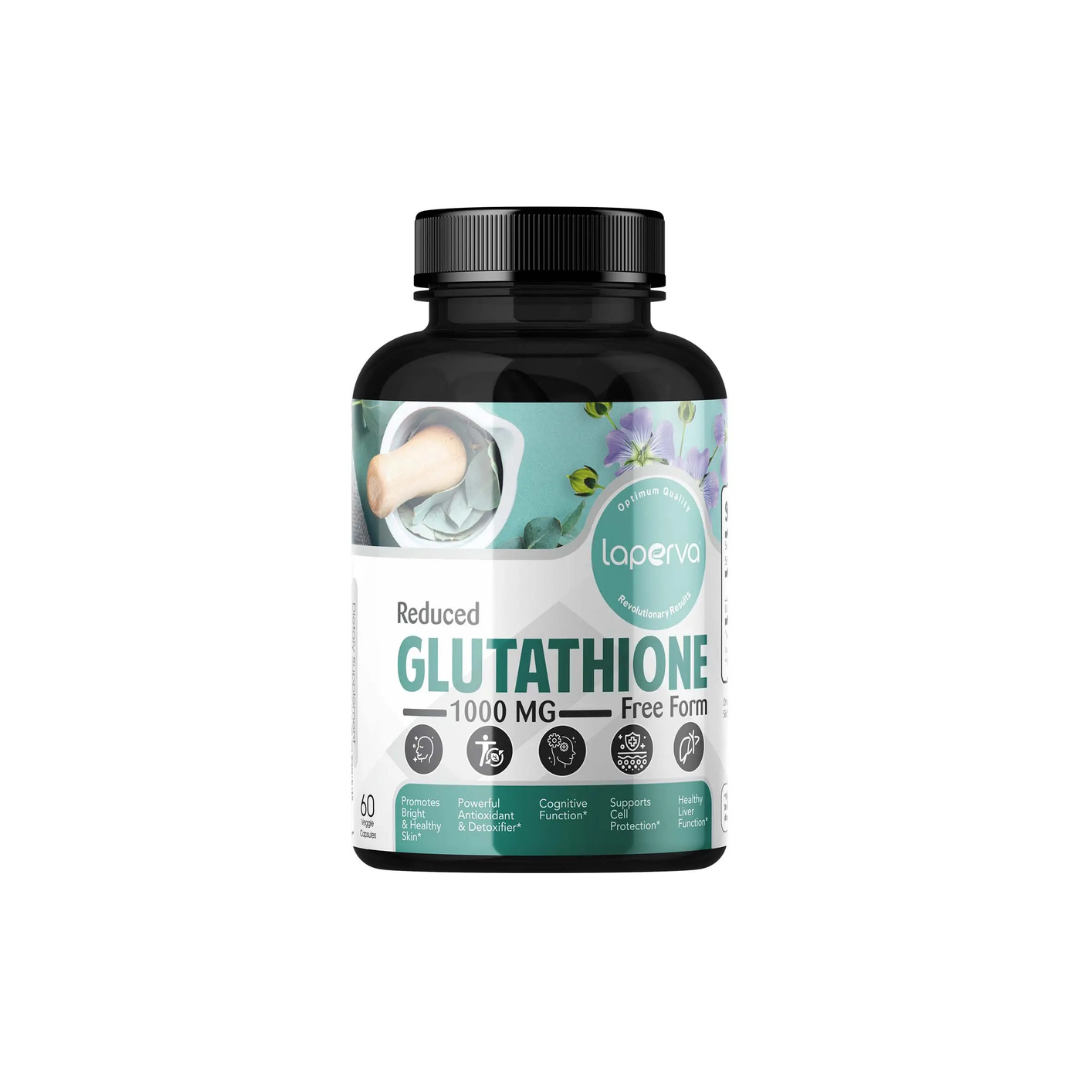 Laperva Reduced Glutathione 1000 mg 60 Veggie Capsules