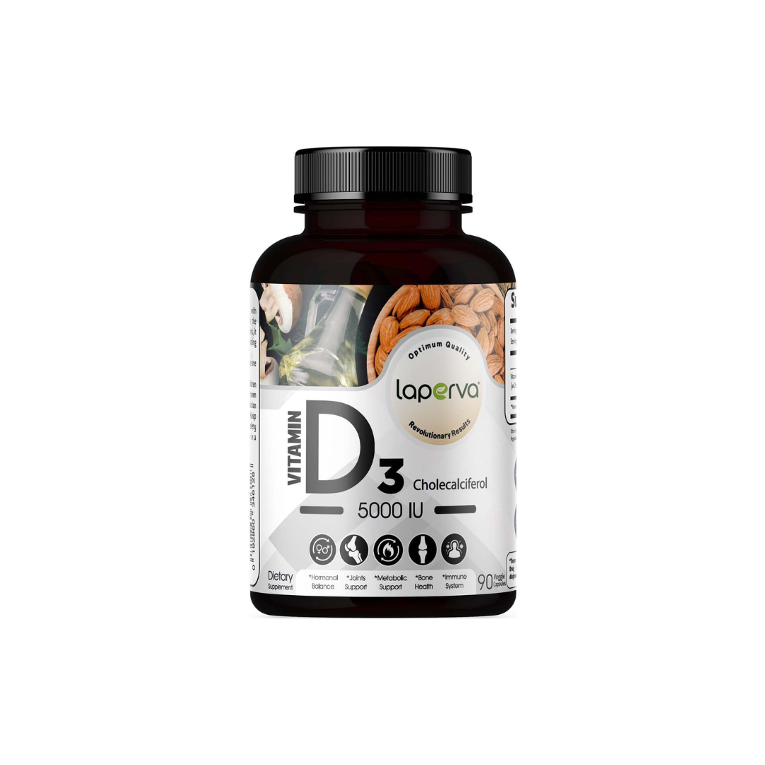 Laperva Vitamin D3 Cholecalciferol (5000 UI) 90 Veggie Capsules