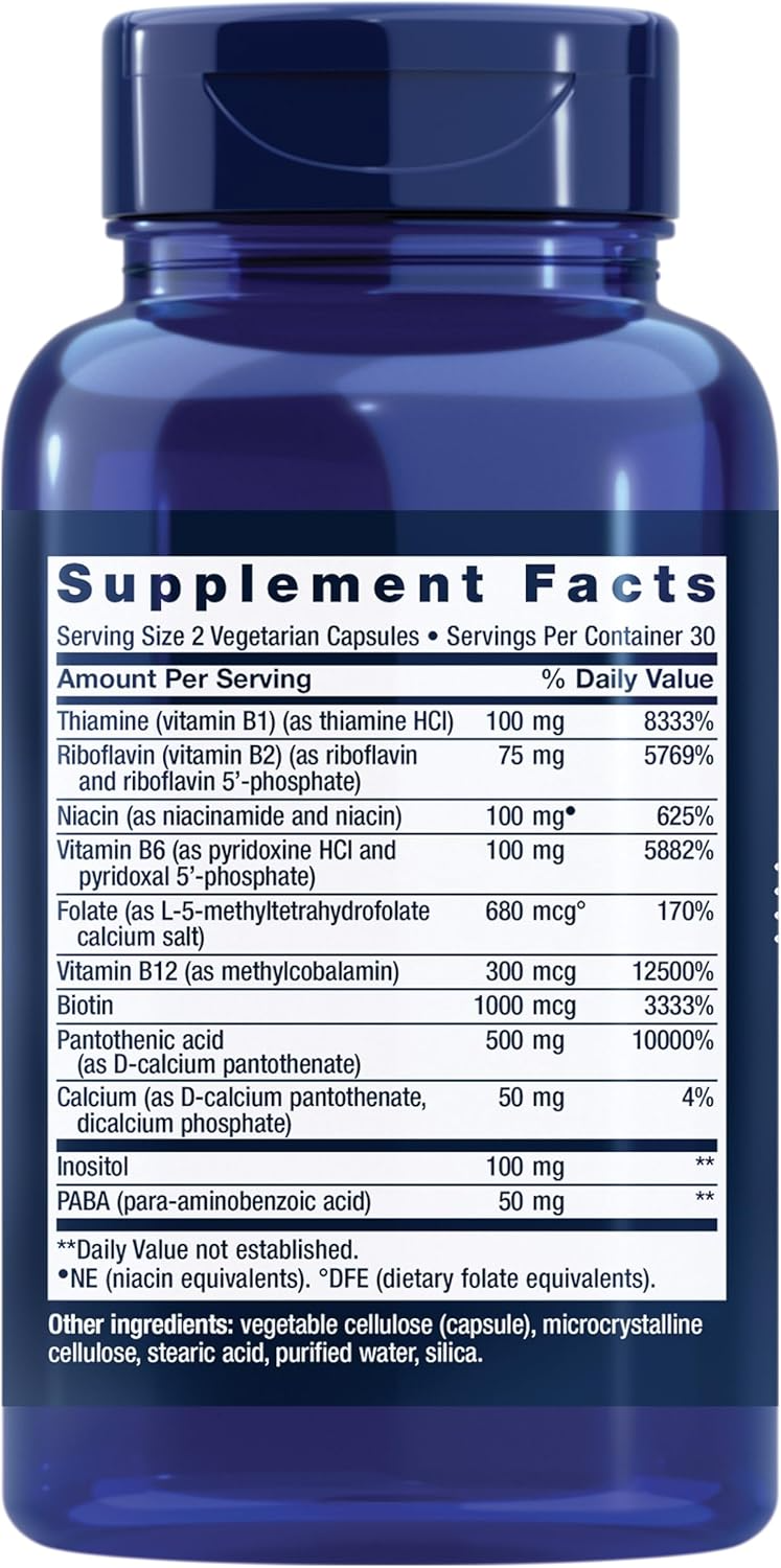 Life Extension BioActive Complete B-Complex _ 60 Count