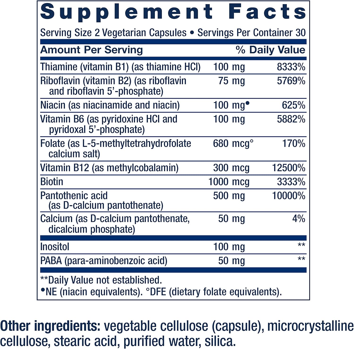 Life Extension BioActive Complete B-Complex _ 60 Count