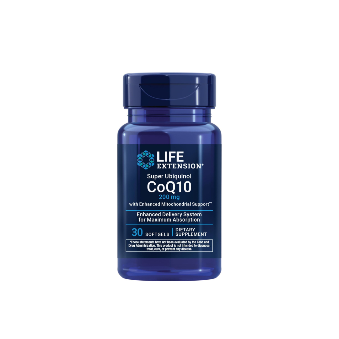 Life Extension CoQ10 (Ubiquinone) with d-Limonene 100 mg, 60 Softgels