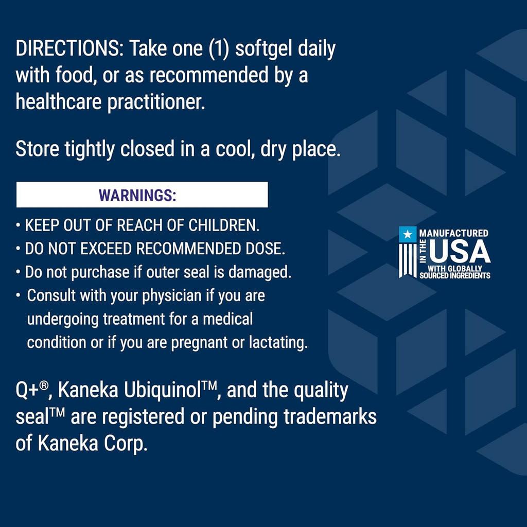 Life Extension CoQ10 (Ubiquinone) with d-Limonene 100 mg, 60 Softgels