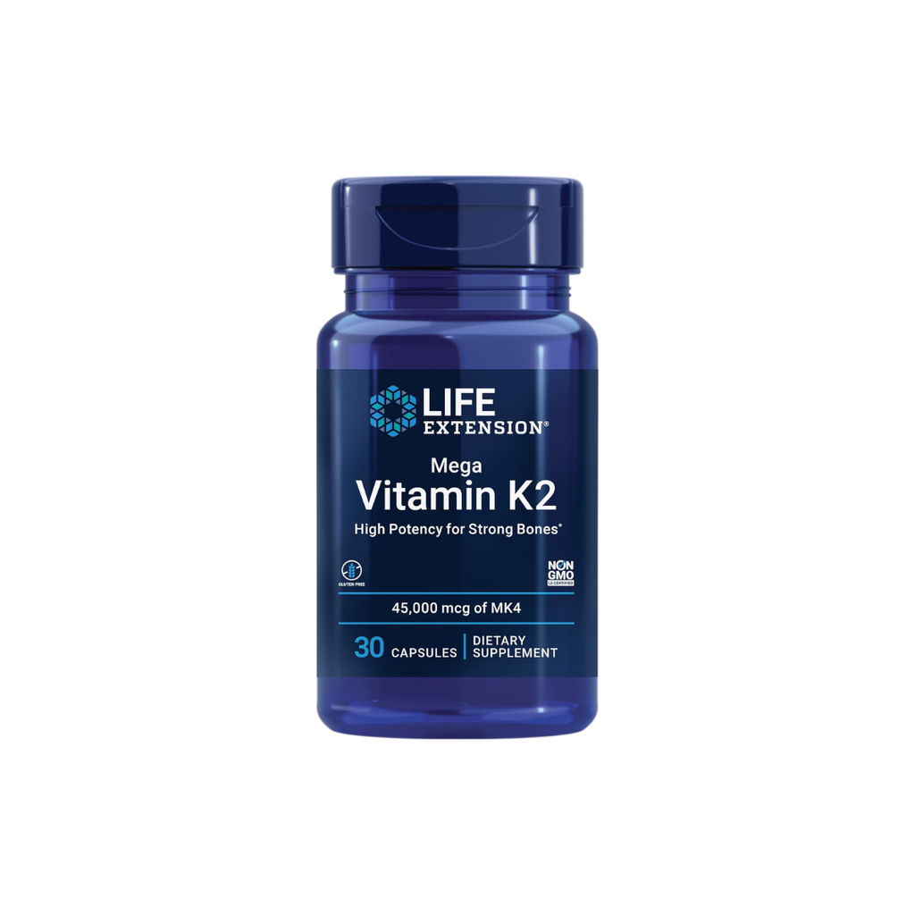 Life Extension Mega Vitamin K2 45,000 mcg, 30 Capsules