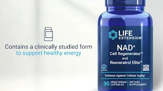 Life Extension NAD+ Cell Regenerator 300 mg, 30 Vegetarian Capsules