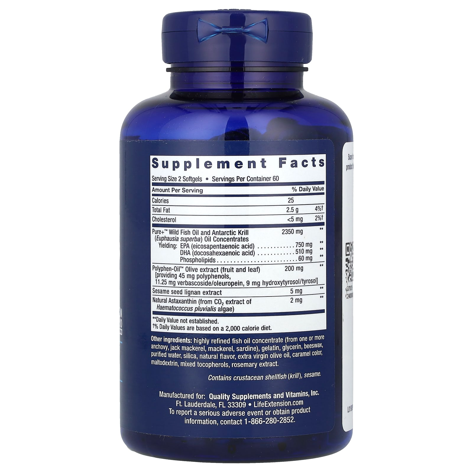 Life Extension Super Omega-3 Plus, 120 Softgels