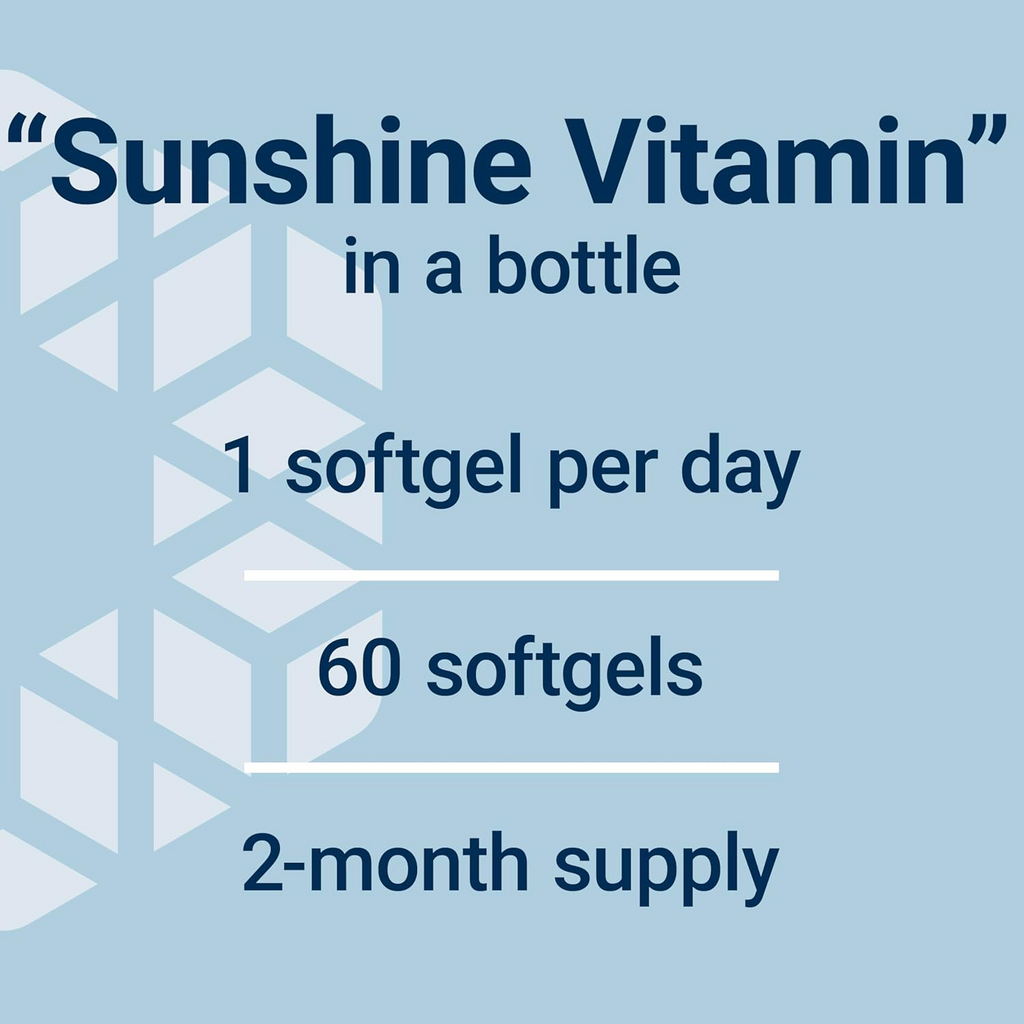 Life Extension Vitamin D3 175 mcg (7,000 IU), 60 Softgels