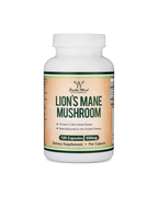 Double Wood Lions Mane Mushroom Capsules 500mg - 120 Count