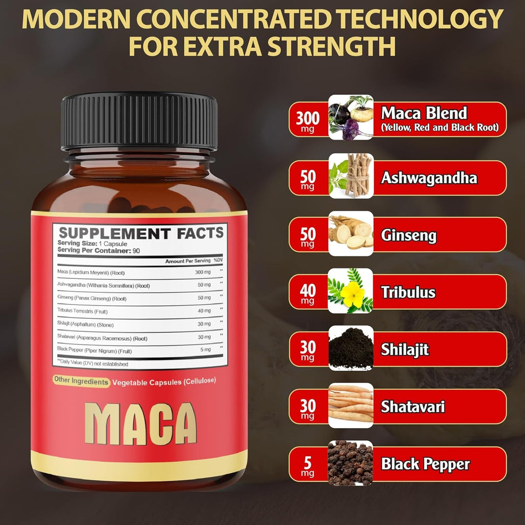 Agobi Maca Root Capsules _ 90 Count