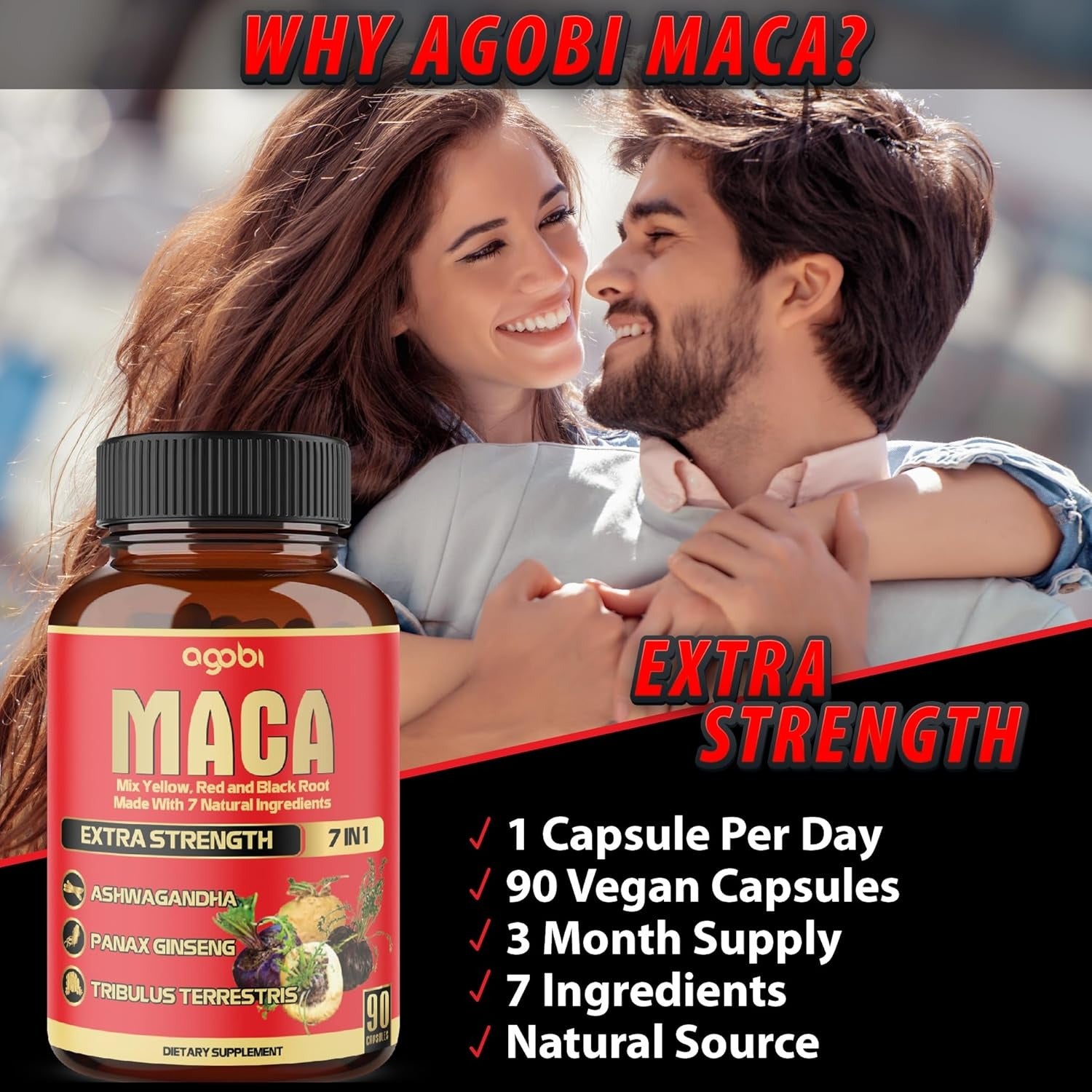 Agobi Maca Root Capsules _ 90 Count