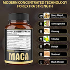 Agobi Maca Extra Strength Supplement 7 in 1 _ 120 Capsules