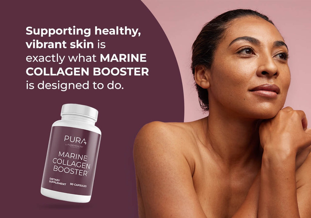 PureHealth Research Marine Collagen and Hyaluronic Acid Supplement