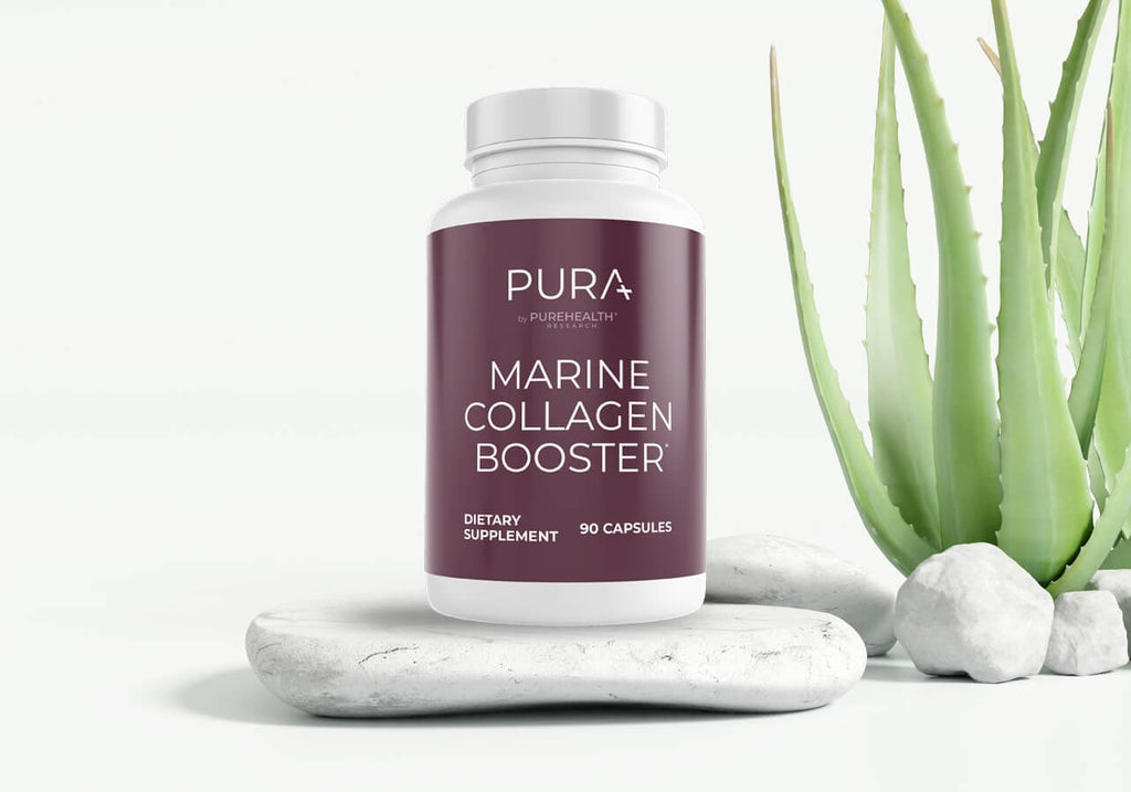 PureHealth Research Marine Collagen and Hyaluronic Acid Supplement