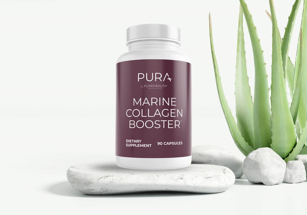 PureHealth Research Marine Collagen and Hyaluronic Acid Supplement