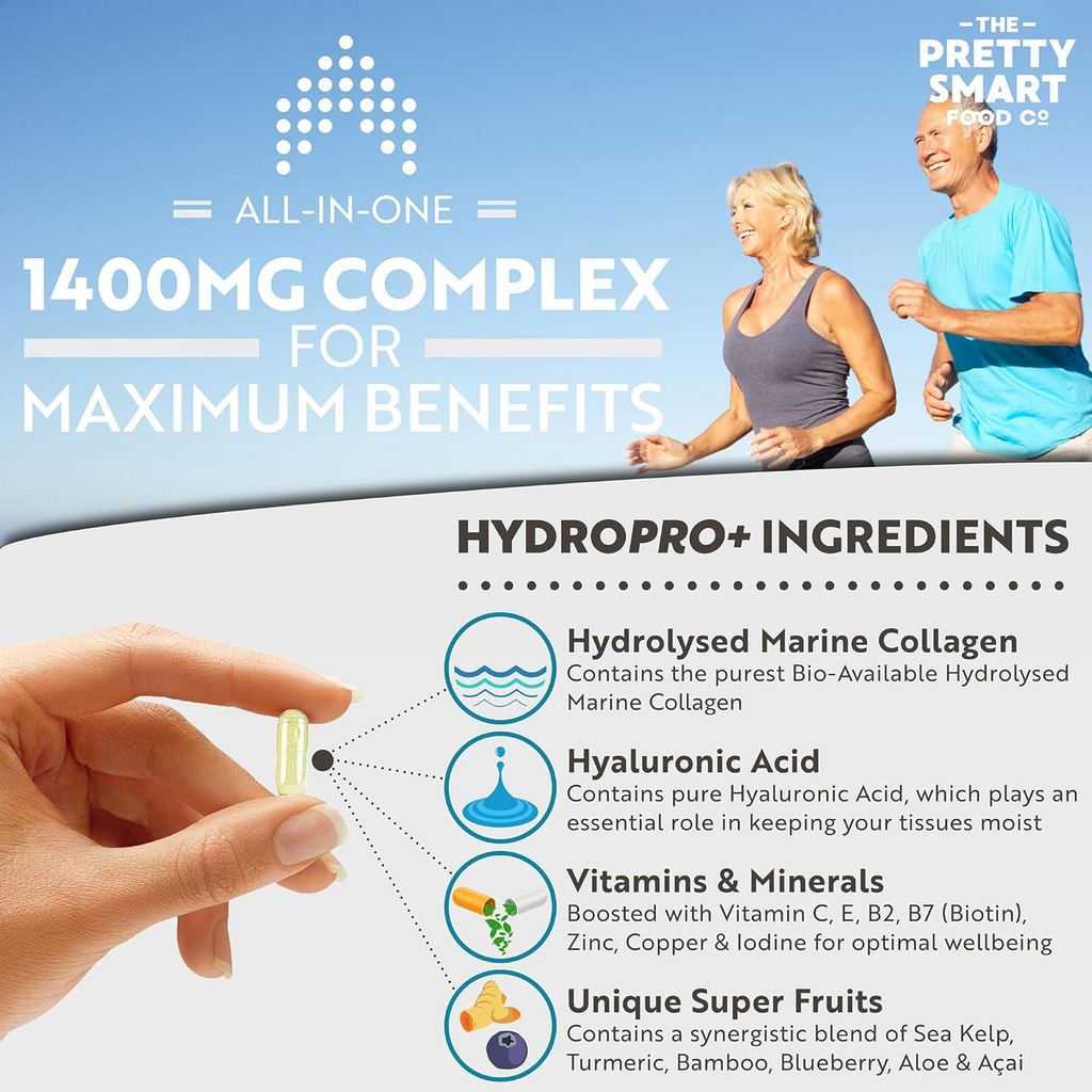 100% Marine Collagen Hydropro+ Capsules - 60 Count