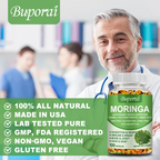 Buporai Moringa 1000mg Softgels - 120 Count