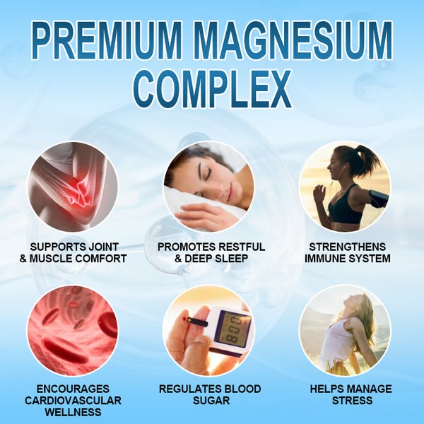 MUTSWEET Premium Magnesium Complex 500mg _ 120 Capsules