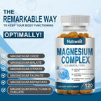 MUTSWEET Premium Magnesium Complex 500mg _ 120 Capsules