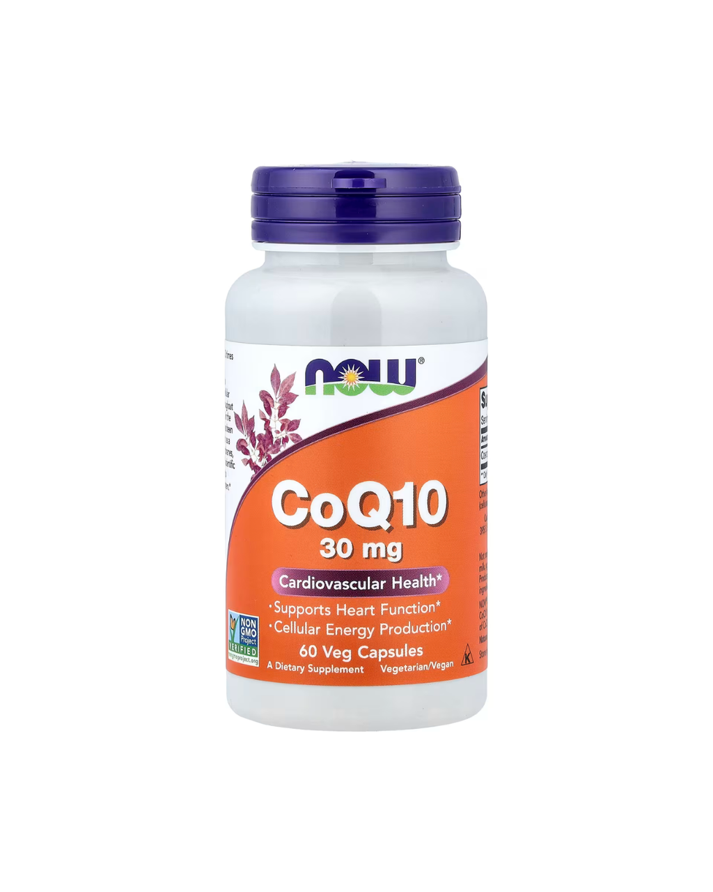 NOW Foods CoQ10 30 mg, 60 Veg Capsules