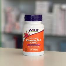 NOW Foods Vitamin D-3 High Potency 2,000 IU, 120 Softgels