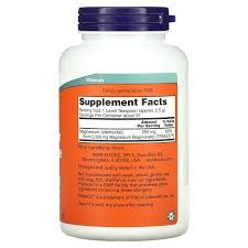 NOW FOODS Magnesium Bisglycinate Powder 300mg _ 227g