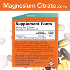 NOW FOODS Magnesium Citrate 200mg _ 250 Capsules