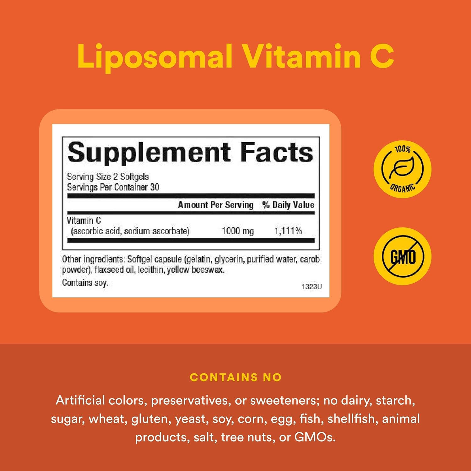 Natural Factors Liposomal Vitamin C 1000mg, 60 Softgels