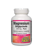 Natural Factors Magnesium Bisglycinate (Magnesium Glycinate) 200mg Pure, 250 Ct