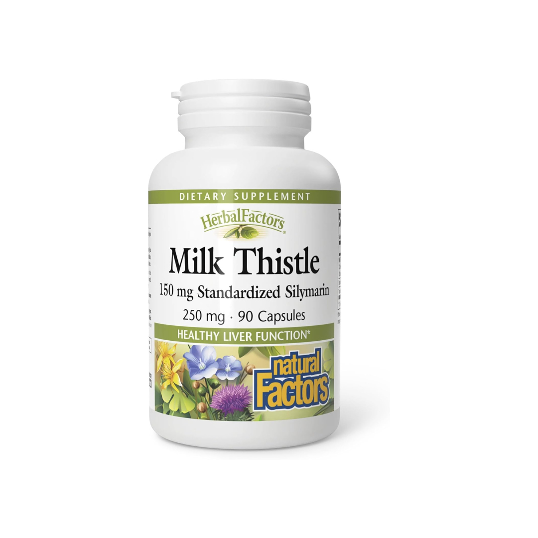 Natural Factors Milk Thistle 250 mg, 90 Capsules