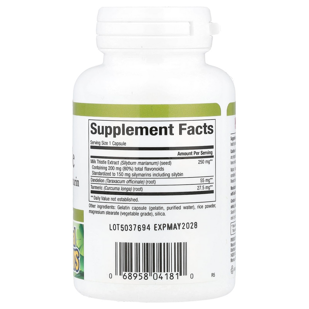 Natural Factors Milk Thistle 250 mg, 90 Capsules