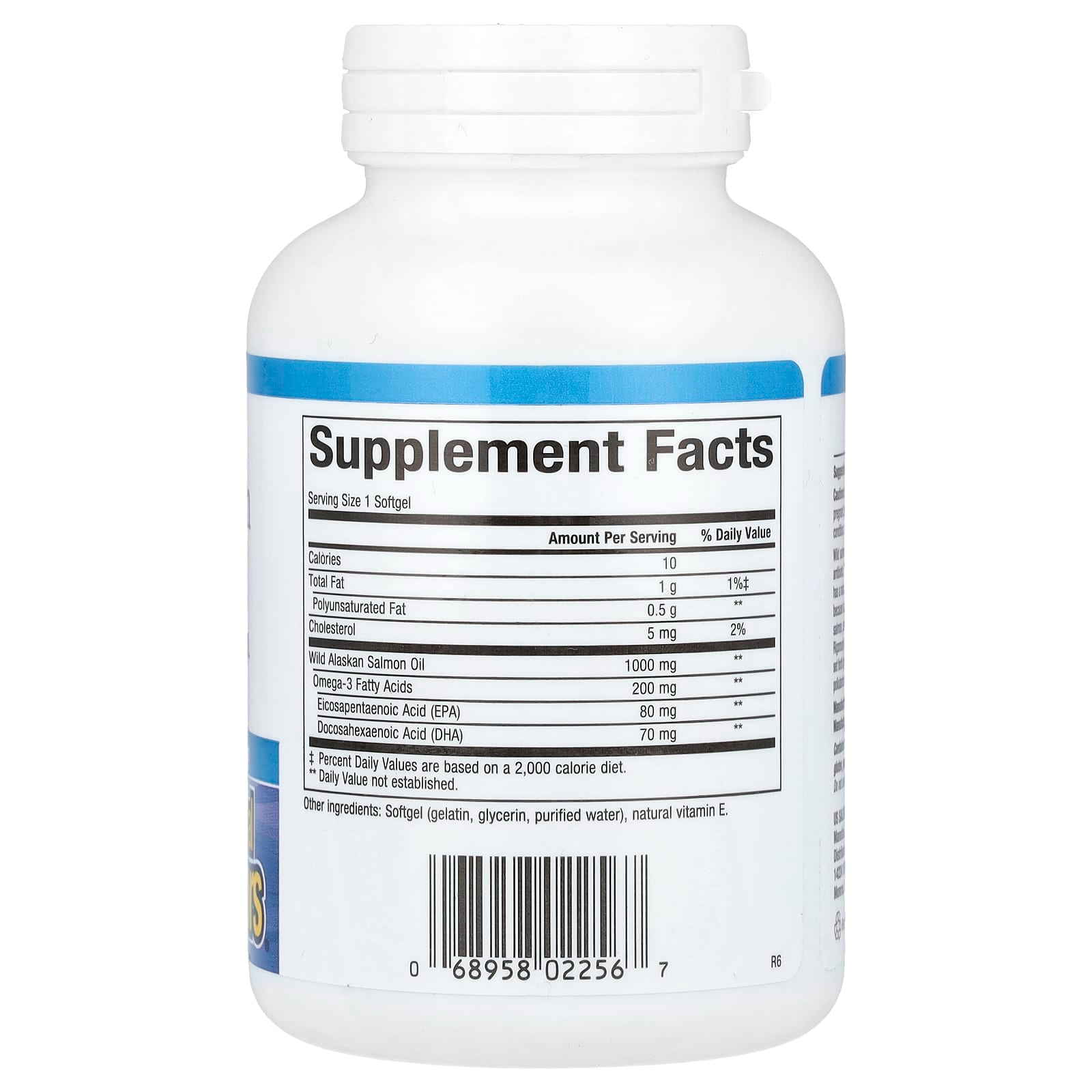 Natural Factors OmegaFactors Wild Alaskan Salmon Oil 1,000 mg, 90 Softgels