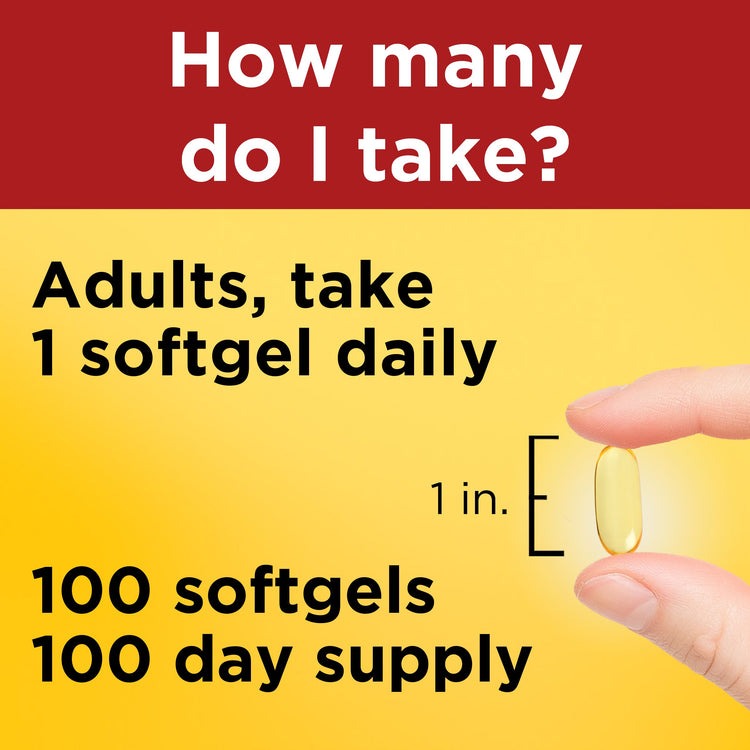 Nature Made Omega-3 Fish Oil 1200 mg Softgels