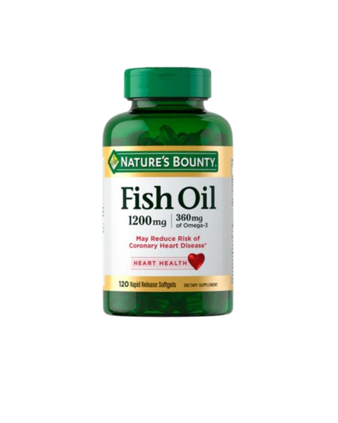 Nature's Bounty Fish Oil Omega 3 1200 Mg 200 Softgels