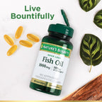 Nature's Bounty Fish Oil Omega 3 1200 Mg 200 Softgels