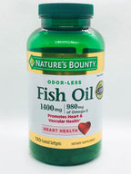 Nature's Bounty Fish Oil Omega 3 1200 Mg 200 Softgels
