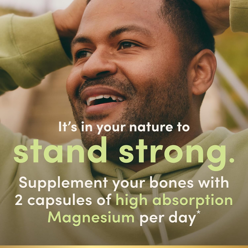 Nature’s Bounty High Absorption Magnesium Glycinate 240 mg - 60 Capsules