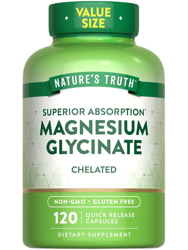 Nature's Truth Magnesium Glycinate Capsules 200mg | 60 Count