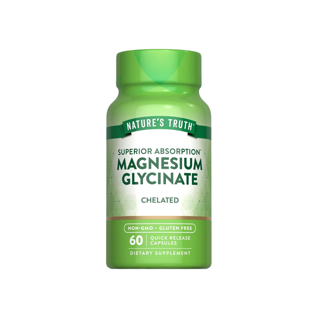 Nature's Truth Magnesium Glycinate Capsules 200mg | 60 Count