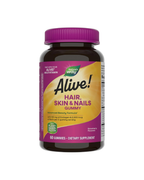 Nature's Way Alive! Hair, Skin & Nails Gummies Strawberry, 60 Gummies