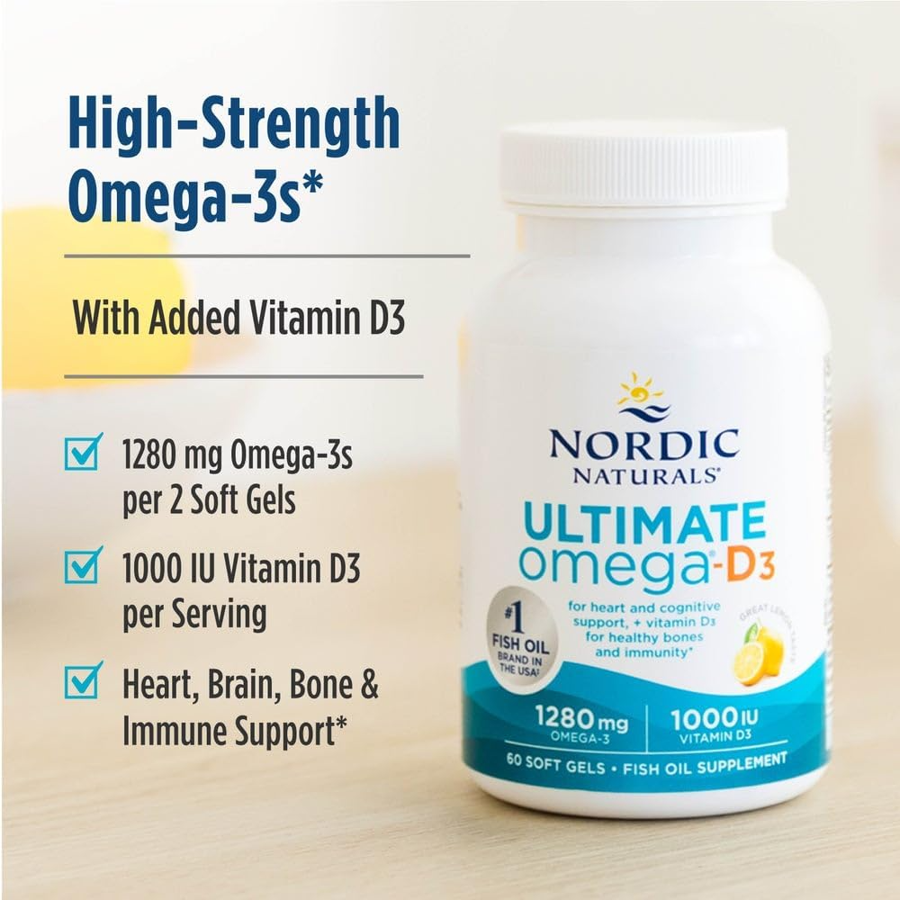 Nordic Naturals Ultimate Omega-D3 Softgels